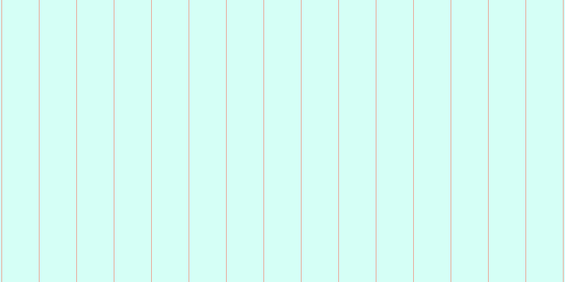 #5affe0 (25%), #eba393 vertical lines, one pixels wide, fifty-two pixels apart