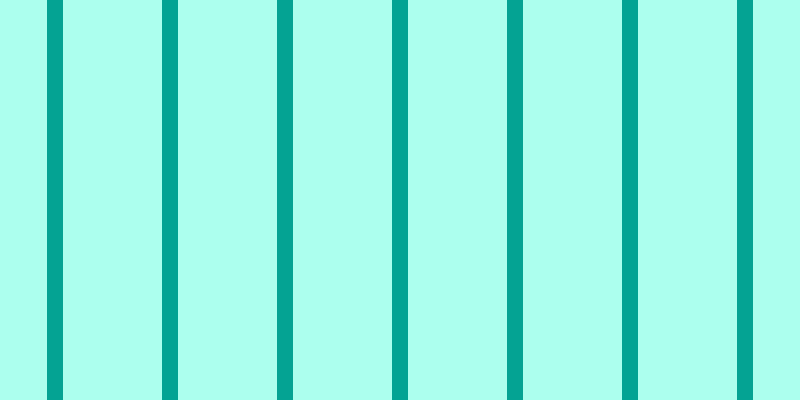 #5affe0 (50%), #04a393 vertical lines, sixteen pixels wide, ninety-nine pixels apart