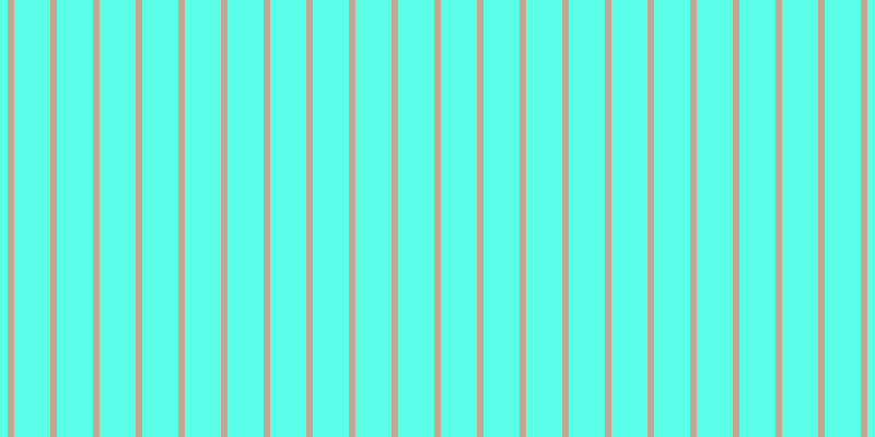 #5affe7, #caa393 vertical lines, six pixels wide, thirty-three pixels apart