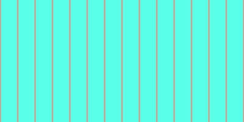 #5affe7, #caa393 vertical lines, five pixels wide, fifty-two pixels apart