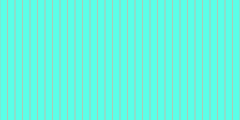 #5affe7, #eba393 vertical lines, two pixels wide, twenty-three pixels apart