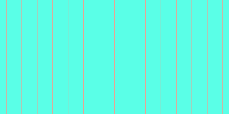 #5affe7, #eba393 vertical lines, two pixels wide, fifty-two pixels apart