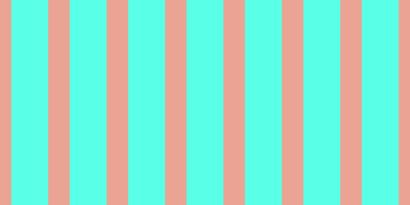 #5affe7, #eba393 vertical lines, forty-two pixels wide, seventy-two pixels apart