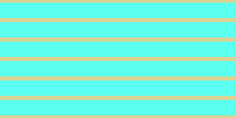 #5affef, #dbd393 horizontal lines, fourteen pixels wide, fifty-two pixels apart