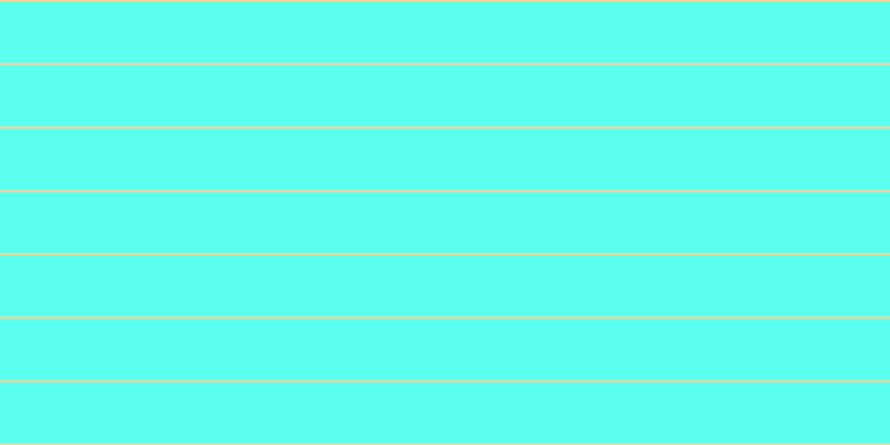 #5affef, #fcd393 horizontal lines, two pixels wide, fifty-five pixels apart