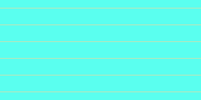 #5affef, #fcd393 horizontal lines, two pixels wide, sixty-five pixels apart