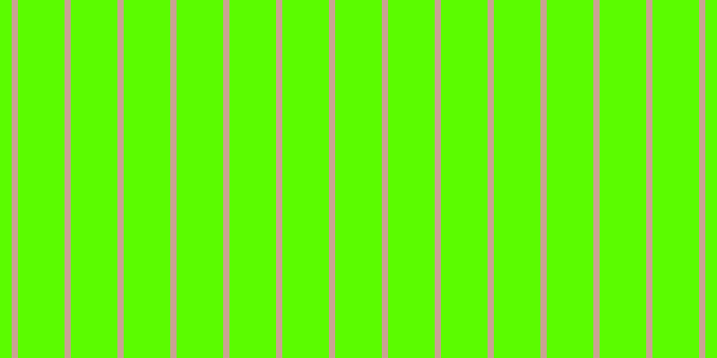 #5bfc00, #caa393 vertical lines, seven pixels wide, fifty-two pixels apart