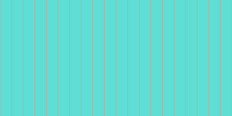 #5eded4, #caa393 vertical lines, two pixels wide, thirty-eight pixels apart