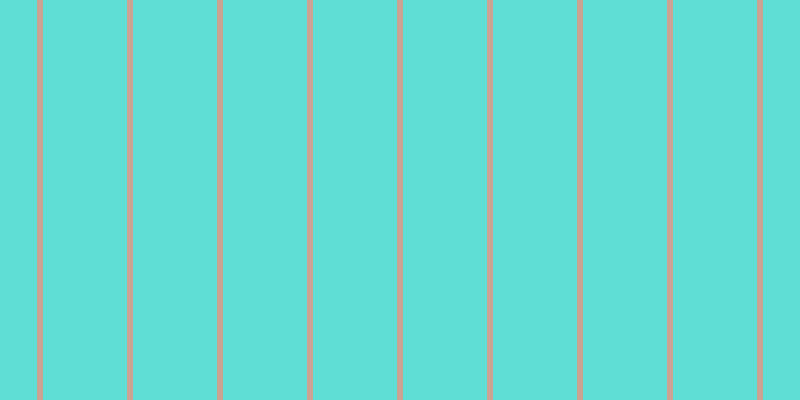 #5eded4, #caa393 vertical lines, six pixels wide, eighty-four pixels apart