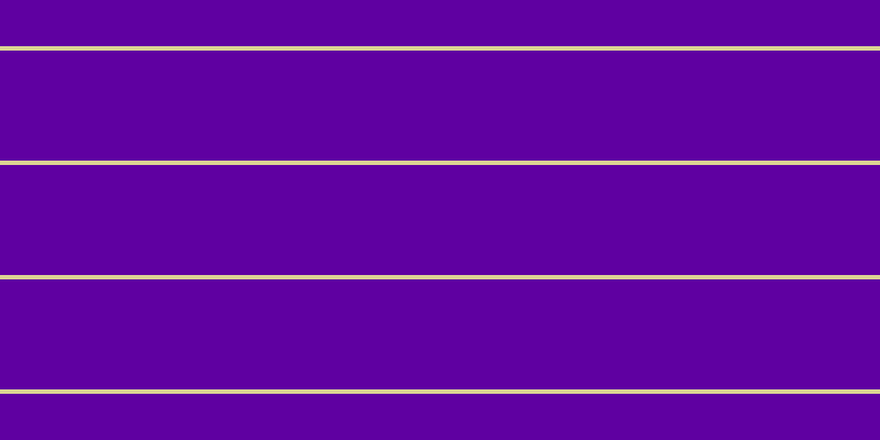 #5f00a1, #dbd393 horizontal lines, four pixels wide, one hundred pixels apart