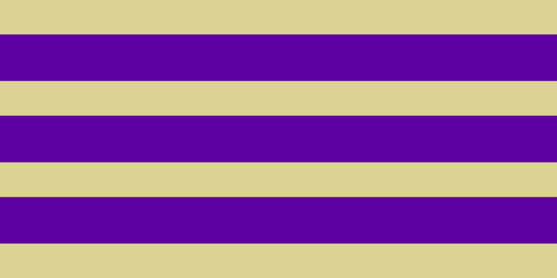#5f00a1, #dbd393 horizontal lines, fifty pixels wide, sixty-seven pixels apart