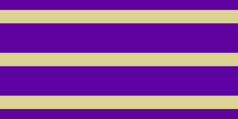 #5f00a1, #dbd393 horizontal lines, forty-five pixels wide, ninety-nine pixels apart