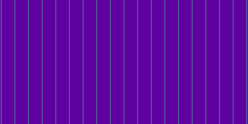 #5f00a1, #46a393 vertical lines, two pixels wide, forty-two pixels apart