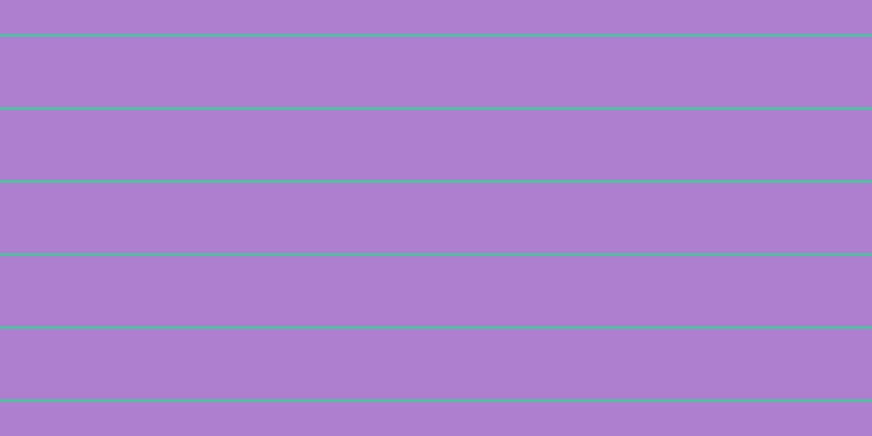 #5f00a1 (50%), #36d393 horizontal lines, two pixels wide, sixty-five pixels apart