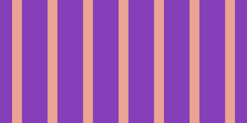 #5f00a1 (75%), #eba393 vertical lines, thirty-two pixels wide, eighty-three pixels apart