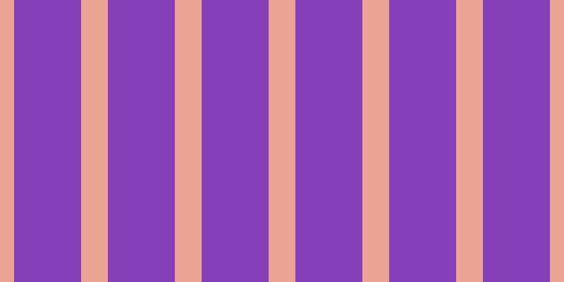 #5f00a1 (75%), #eba393 vertical lines, thirty-eight pixels wide, ninety-five pixels apart
