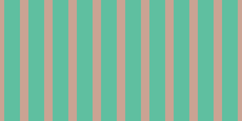 #5fbfa0, #caa393 vertical lines, twenty-eight pixels wide, fifty-two pixels apart