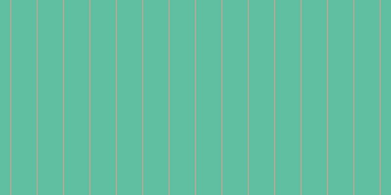 #5fbfa0, #caa393 vertical lines, two pixels wide, fifty-two pixels apart