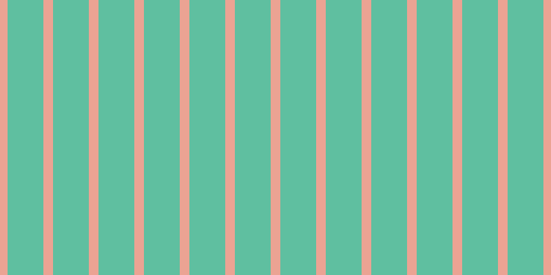 #5fbfa0, #eba393 vertical lines, fourteen pixels wide, fifty-two pixels apart