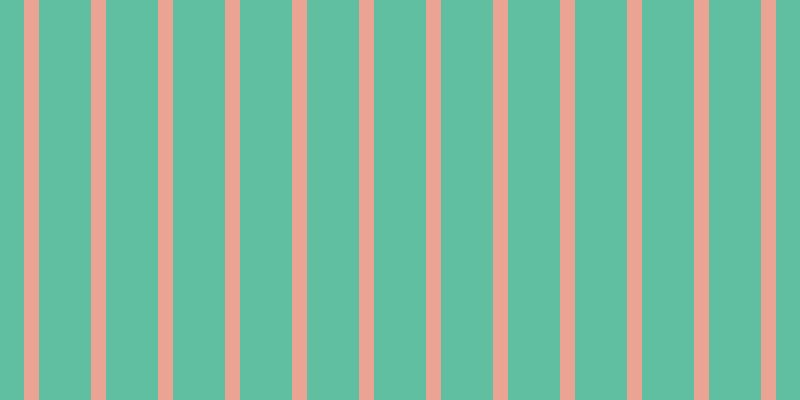 #5fbfa0, #eba393 vertical lines, fifteen pixels wide, fifty-two pixels apart