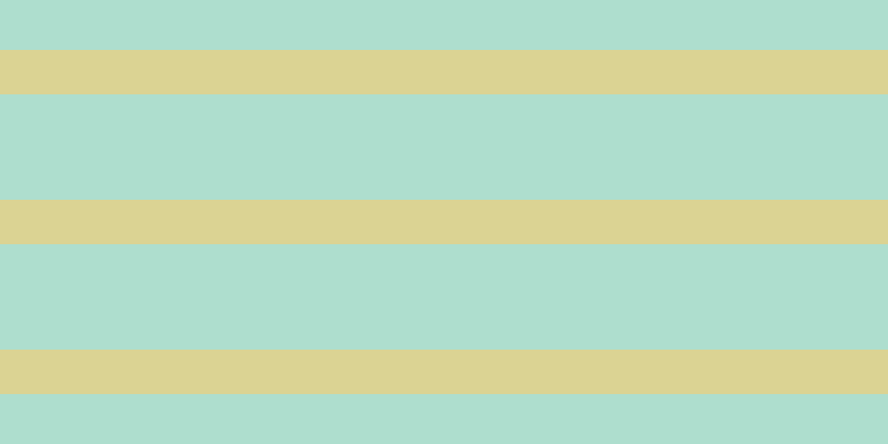#5fbfa0 (50%), #dbd393 horizontal lines, forty pixels wide, ninety-five pixels apart