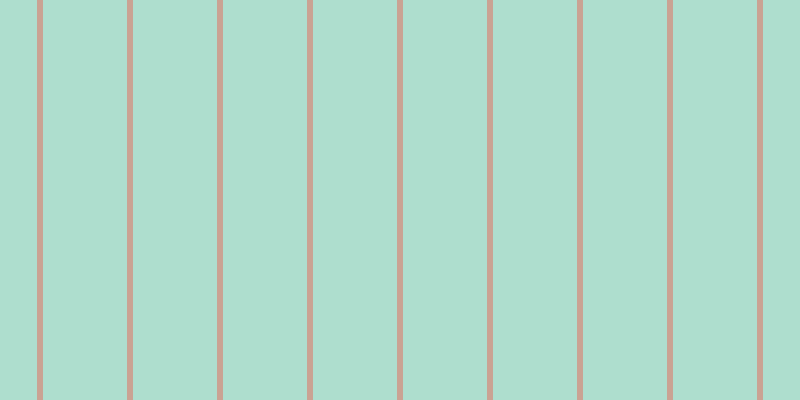 #5fbfa0 (50%), #caa393 vertical lines, six pixels wide, eighty-four pixels apart