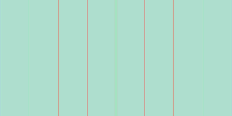 #5fbfa0 (50%), #caa393 vertical lines, two pixels wide, ninety-seven pixels apart