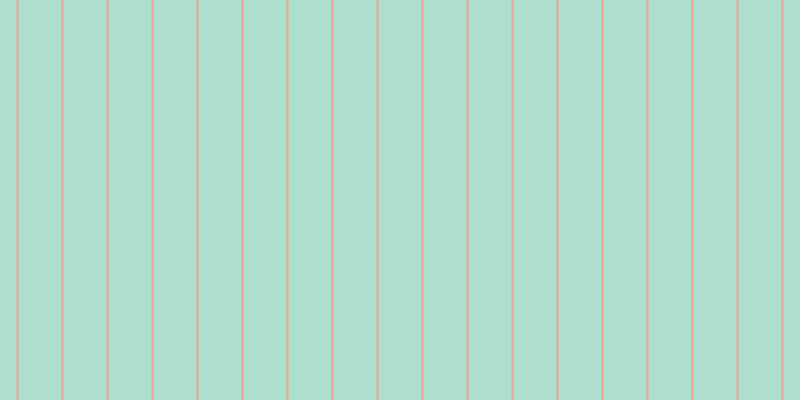 #5fbfa0 (50%), #eba393 vertical lines, two pixels wide, forty-three pixels apart