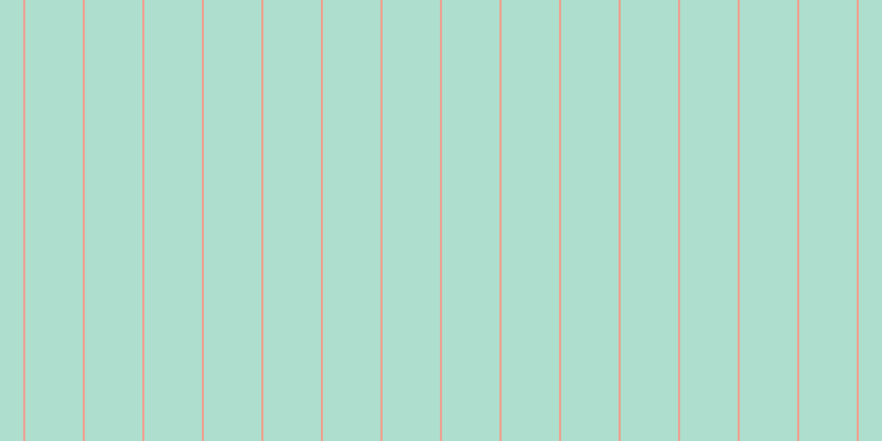 #5fbfa0 (50%), #eba393 vertical lines, two pixels wide, fifty-two pixels apart