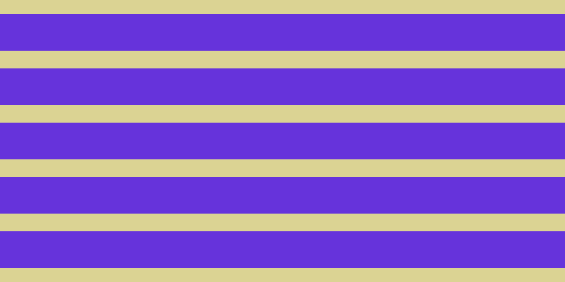 #6633db, #dbd393 horizontal lines, twenty-five pixels wide, fifty-two pixels apart