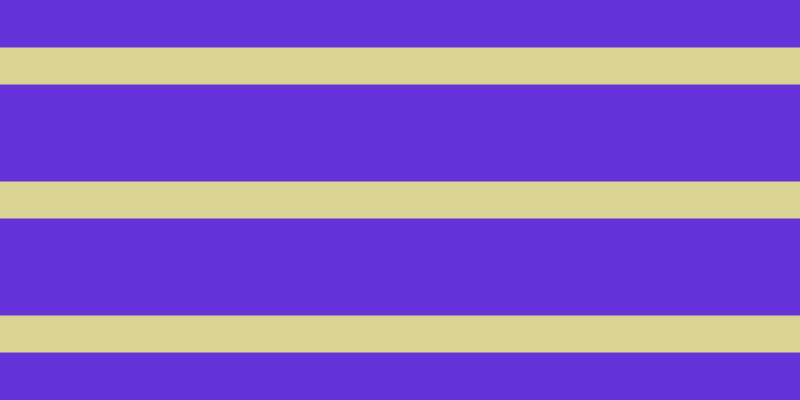#6633db, #dbd393 horizontal lines, thirty-seven pixels wide, ninety-seven pixels apart