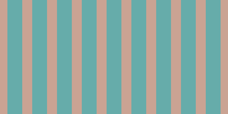 #66acaa, #caa393 vertical lines, thirty-five pixels wide, fifty-two pixels apart