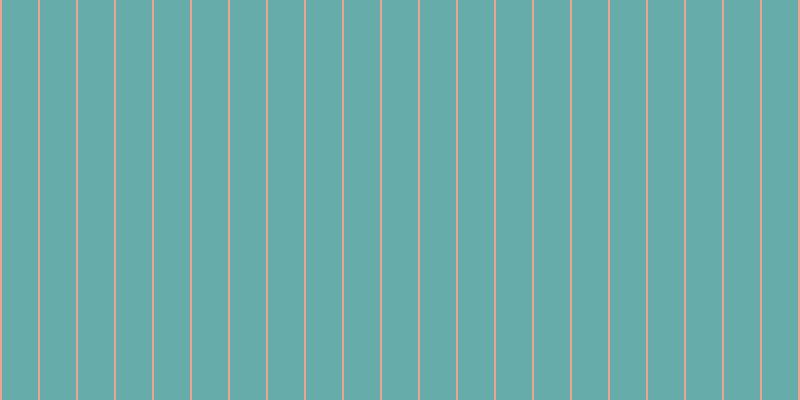 #66acaa, #eba393 vertical lines, two pixels wide, thirty-six pixels apart
