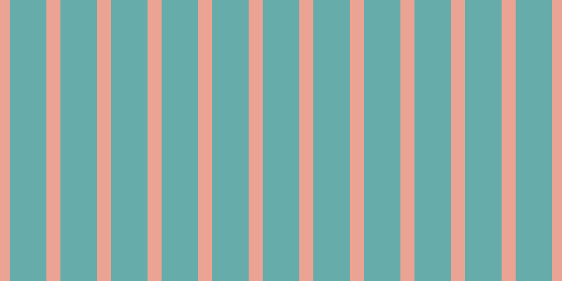 #66acaa, #eba393 vertical lines, twenty pixels wide, fifty-two pixels apart