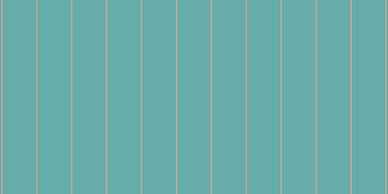 #66acaa, #eba393 vertical lines, two pixels wide, seventy pixels apart