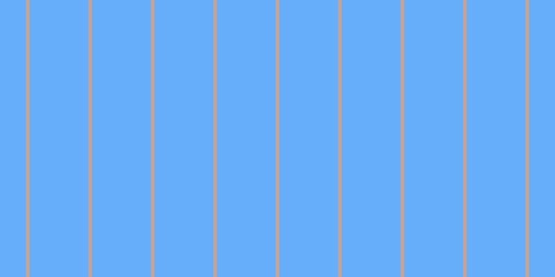 #66adfa, #caa393 vertical lines, five pixels wide, eighty-five pixels apart