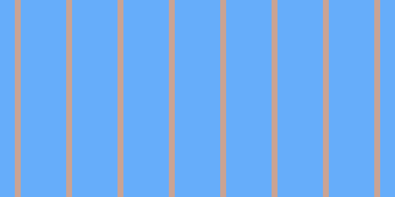 #66adfa, #caa393 vertical lines, twelve pixels wide, ninety-two pixels apart