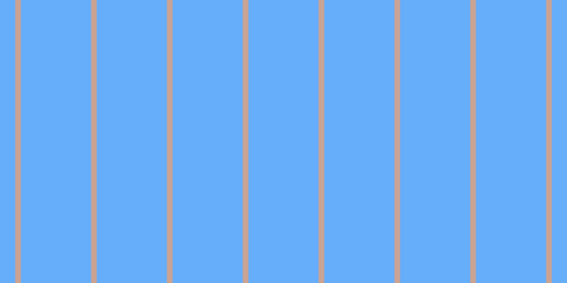 #66adfa, #caa393 vertical lines, eight pixels wide, ninety-nine pixels apart