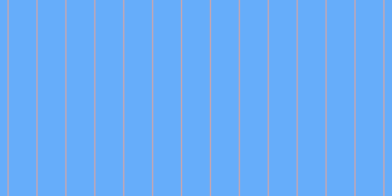 #66adfa, #eba393 vertical lines, two pixels wide, fifty-seven pixels apart