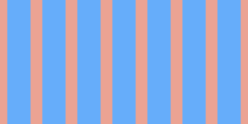 #66adfa, #eba393 vertical lines, thirty-eight pixels wide, seventy-five pixels apart