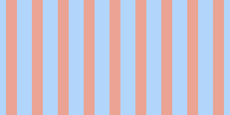 #66adfa (50%), #eba393 vertical lines, thirty-eight pixels wide, fifty-two pixels apart