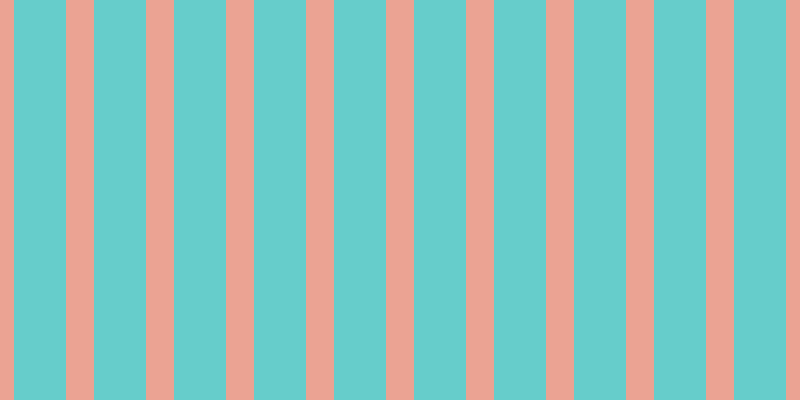 #66cdcb, #eba393 vertical lines, twenty-eight pixels wide, fifty-two pixels apart