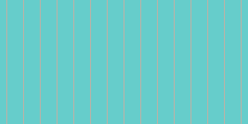 #66cdcb, #eba393 vertical lines, two pixels wide, fifty-two pixels apart