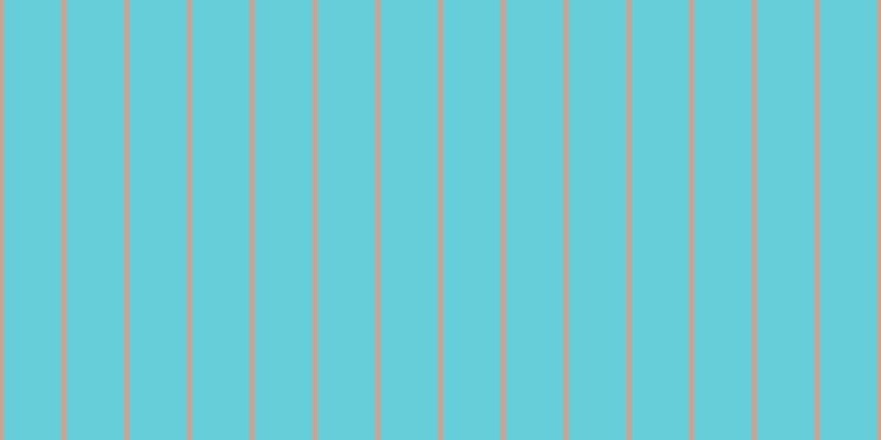 #66ced9, #caa393 vertical lines, five pixels wide, fifty-two pixels apart