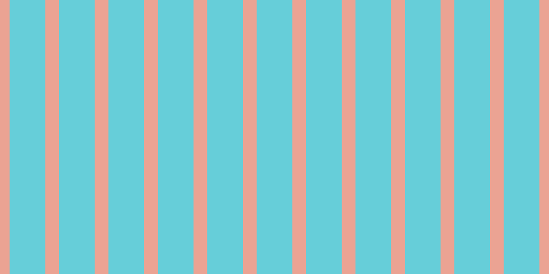 #66ced9, #eba393 vertical lines, twenty pixels wide, fifty-two pixels apart