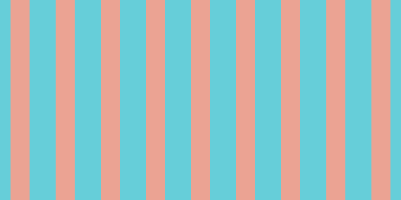 #66ced9, #eba393 vertical lines, thirty-eight pixels wide, fifty-two pixels apart