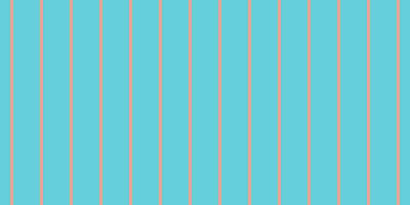 #66ced9, #eba393 vertical lines, six pixels wide, fifty-two pixels apart