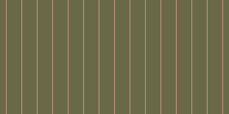 #696948, #eba393 vertical lines, two pixels wide, fifty-two pixels apart