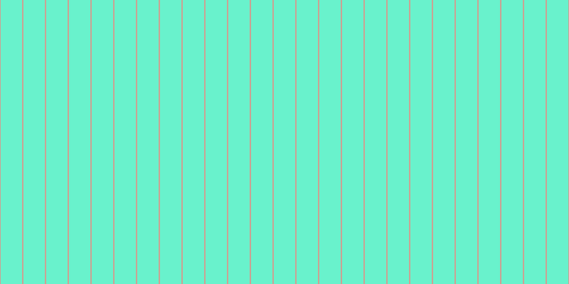 #69f2cc, #caa393 vertical lines, two pixels wide, thirty pixels apart