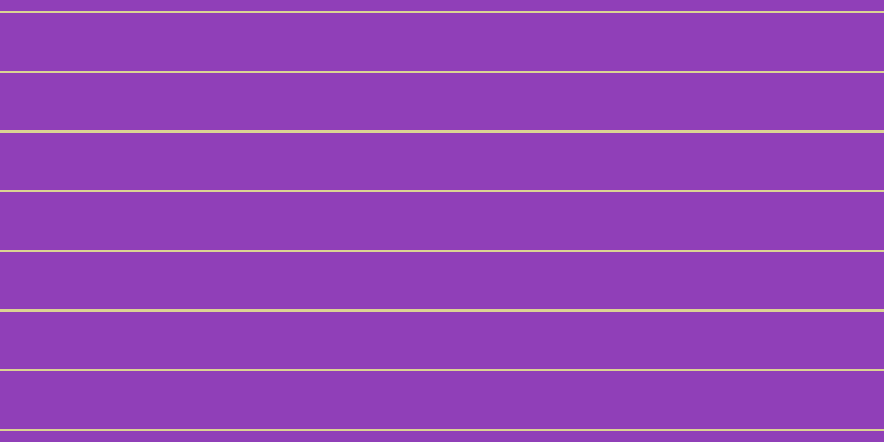 #6c00a3 (75%), #dbd393 horizontal lines, two pixels wide, fifty-two pixels apart